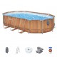 Piscina cu cadru otel Comfort Jet 610 x 366 x 122 cm cu accesorii Piscina cu cadru otel Comfort Jet 610 x 366 x 122 cm cu accesorii